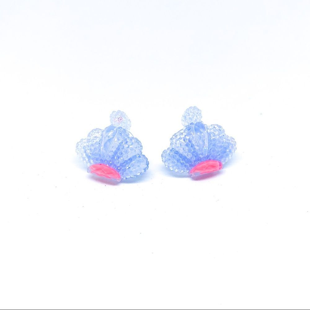 Nwt Lavender Seashell Crown S925 Silver Earring
